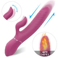 Juguetes sexuales, vibrador retráctil calentado, fuerte choque, vibrador de pulso totalmente automático para mujeres, juguetes para adultos para mujeres - details 5
