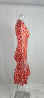 Vestido de mujer Falda de cola de sirena elegante con cuello en V sexy para mujer con riñonera y vestido a la cadera - details 10
