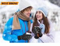 WEST ciclismo invierno guantes de deporte espesar alargar cálido equipo de ciclismo hombres mujeres al aire libre de esquí MTB guantes para motocicleta y bicicleta - details 10