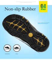 Sandalias de marca de verano para hombre, zapatillas de cuero genuino para hombre, sandalias de gladiador para playa para hombre, zapatos suaves y cómodos para caminar al aire libre - details 8