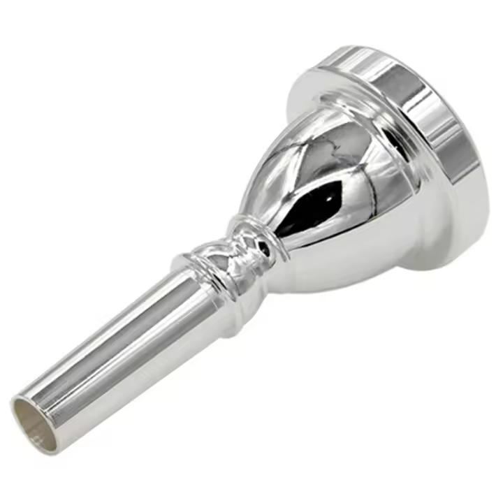 Boquilla de sujeción grande, boquilla de TUBA chapada en plata, boquilla grande de bajo - 1