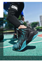 Zapatillas de baloncesto antideslizantes para hombre, zapatos deportivos transpirables, cómodos, para entrenamiento en el gimnasio, deportivas altas para niños - details 18