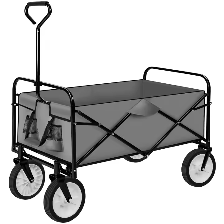 Carrito de Mano Plegable Robusto Capacidad de 80 kg Impermeable y Resistente a la Suciedad - 1