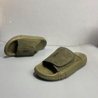 Nuevas sandalias de cuero transpirables de una palabra de arrastre para hombres versión coreana versátil para jóvenes zapatillas británicas de moda - details 17