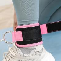 Bandas de resistencia con correa para el tobillo, cuerda de tracción para fuerza de pierna y cadera, entrenamiento elástico para Fitness, Yoga en casa, Pilato, Crossfit, equipo de gimnasio - details 16