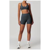 Fiess Sujetador de yoga para mujer, parte de atrás bonita, top deportivo de nailon, sujetador cruzado sexy transpirable, adecuado para gimnasio de mujer - details 20