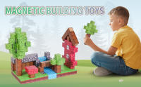 Bloques magnéticos Montessori para niños y niñas, juguetes sensoriales de construcción, cubos Fidget STEM, 100 piezas, regalo de cumpleaños - details 2