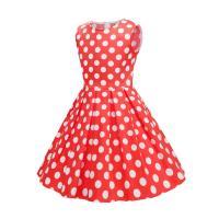 Vestido de Princesa de Verano Retro para Niña Hepburn Lentejuelas, Algodón Ligero, Estilo Vintage de los 50 - details 12