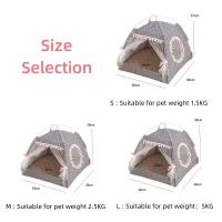 Cama plegable para gatos, tienda de campaña, cesta para perros y gatitos, cojín para el hogar, productos para perreras, princesa dulce - details 0