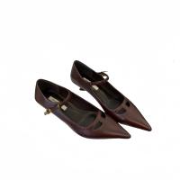 Zapatos Mary Jane Retro Punta de Cabeza Afilada, Depósito Bajo, Estilo Stiletto Versátil para Mujeres - details 7