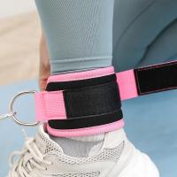 3PCS/SET Fitness Ankle Straps Adjustable D-Ring Foot Support Cuffs Gym Leg Strength Workouts Pulley With Buckle - details 2