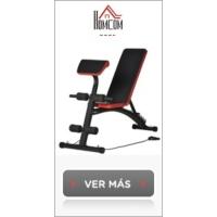 Banco de Pesas Multifuncional Banquillo de Gimnasio Completo Respaldo Inclinable en 3 Posiciones y Altura Ajustable 64x146x73,5-85 cm Negro - details 10