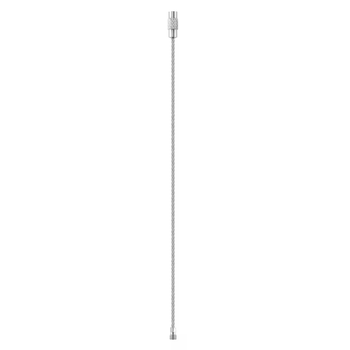 LLavero de alambre de bloqueo de tornillo de acero inoxidable, llaveros de Cable, accesorio para exteriores, 1 piezas - 1