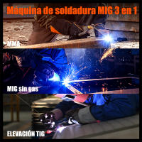 Máquina de Soldar Semi-Automática HZXVOGEN 3 EN 1 Inversor HVM200 Equipo de Soldadura Sin Gas - details 0