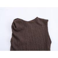 Casual Chic Verano Sin mangas s, Moda femenina larga y recta por - details 13