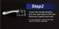 Navaja de Afeitar Manual Clásica con Cuchillas de Repuesto Guardabarros Incluido Porta Navaja de Acero Inoxidable Retro para Afeitado Húmedo Seguridad - details 4