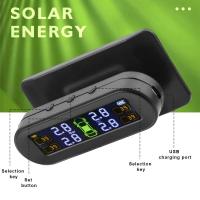 Sensores TPMS para coche, sistema de supervisión de presión de neumáticos, ordenador a bordo, diagnóstico Solar/USB, todoterreno, 4x4, accesorios para automóviles - details 1