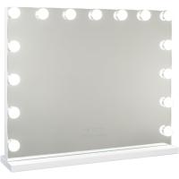 Espejo de Maquillaje con Luz, 15 Bombillas LED, 3 Modos de Luz, Intensidad Ajustable, Control Táctil, Puerto de Aumento Incluido, Blanco, 58 x 46 x 12 cm - details 0