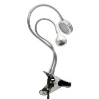Lámpara de mesa con Clip 2 en 1, luz de escritorio blanca fría ajustable por USB, creativa, para tatuaje de cejas, arte de uñas, belleza, maquillaje y Pesca - details 6