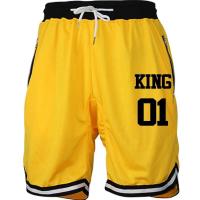 Pantalones cortos de baloncesto sueltos para hombre de malla de secado rápido transpirables americanos y de verano - details 6