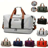 Bolso de viaje elegante, bolso deportivo de gran capacidad, bolso de mensajero, bolso de separación de ropa seca y húmeda, adecuado para salidas, Fitness, universidad - details 0