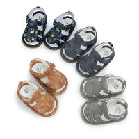 Zapatillas De Verano Para Bebés KIDSUN Sandalias De Lona No Slip Primera Caminadora Para Niñas Y Niños Talla True Fit Para 0-18 Meses - details 1