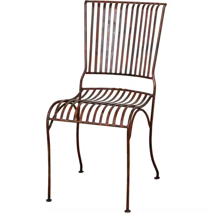 Silla de Hierro Forjado, Crema, Estándar - 1