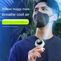 Ventilador de cuello colgante de mano, recargable por USB, mini ventilador multifunción - details 3