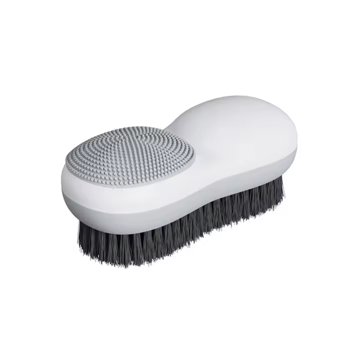 Cepillo de lavado de pelo suave de doble cara no daña la ropa agarre doméstico cómodo cepillo de limpieza artefacto multifuncional - 1