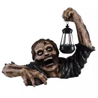 Estatua de resina artesanal, adorno de Halloween, decoraciones para Patio, jardín - details 0
