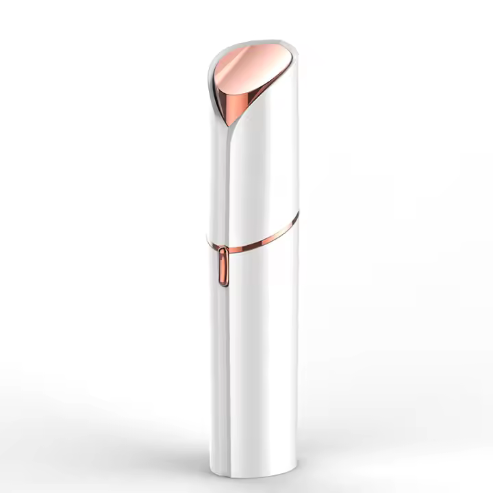 Depiladora, Recortador eléctrico de vello corporal para mujer, tamaño de lápiz labial portátil para línea de Bikini, aparatos de depilación, afeitado indoloro recargable por USB con luz - 1
