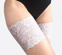 Funda antideslizante de silicona, accesorio elástico antifricción, invisible, correa para la pierna, 3 pares - details 10