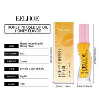 Aceite labial para el cuidado diario de la piel, suave e hidratante con sabor a miel - details 0