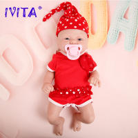 IVITA-Muñeca Reborn de silicona con chupete magnético para niños, juguete realista con ropa, 36cm, 1,76 kg - details 26