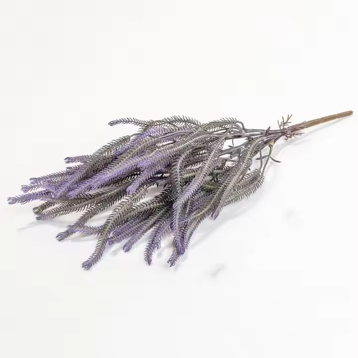 Rama de pino Artificial hecha a mano, corona artesanal, regalos, árbol de pino Artificial hecho a mano, plantas verdes falsas elegantes realistas - 1