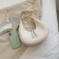 Bolso tote de moda para mujeres Bolso de lujo de medio cuarto Luna bolso de hombro de marca para damas Bolso de axila de cuero PU y monedero - details 31