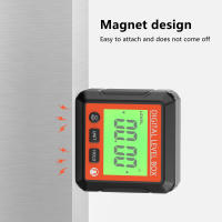 Inclinómetro Digital magnético, medidor de buscador de ángulo de retroiluminación LCD, transportador magnético de 4x90 °, caja de nivel de precisión para carpintería - details 11