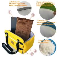 Transportín de mascotas para perros y gatos, asiento de coche, protección de mascotas, intercapa de algodón y espuma de polietileno - details 12