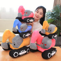 Juguete de Peluche de Excavadora Creativa Muñeco de Máquina Suave para Decoración del Hogar - details 4