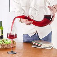 Botella de vino tinto SNIE de cisne de vino, barra soplada a mano, olla para fiesta, juego de inflador de champán de cristal de moda sin plomo - details 8