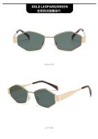 Gafas de sol hexagonales de moda para mujer 2025, diseño de marca de lujo, gafas de sol poligonales únicas, gafas de sol vintage con montura pequeña para hombre - details 20