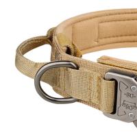 Collar táctico para perros al aire libre Correa de metal transpirable Ideal para perros medios y grandes Suministros para mascotas - details 3
