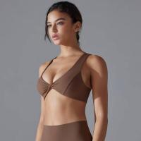 Chaleco de nailon de color sólido para yoga para mujer, sujetador deportivo transpirable, secado rápido - details 2