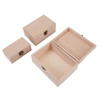 Caja de Madera de Alta Calidad S/M/L con Tapa Artesanal y Encaje Cuadrado para Decoración del Hogar y Almacenamiento de Suministros - details 41