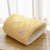 Cesta de cama para gatos de estilo japonés, casa cueva gruesa con dibujos de gatitos, cómoda y cálida perrera de felpa para cachorros y gatos - details 1