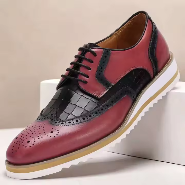 Nuevo estilo de moda capa de cuero vestido de fiesta para hombres zapatos Oxford hombres - 1