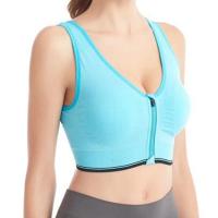 Sujetador deportivo para correr y Fitness, ropa interior con cremallera frontal para mujer, Bralette antigolpes sin aros, sujetador transpirable sin costuras - details 2