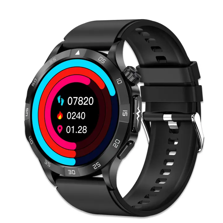 2025 Nuevo ET381 Smartwatch Asistente de voz ECG Electrocardiograma Detección de glucosa en sangre no invasiva Pantalla AMOLED Compatible con Android IOS Smartwatch - 1