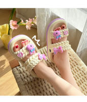 Zapatillas de Desodorante EVA Engrosadas Frescas para Pisar Mierda Versátiles Antideslizantes para Mujeres en Verano al Aire Libre - details 6