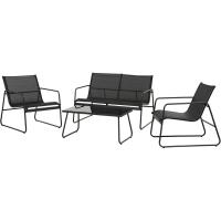 Juego de comedor de jardín, sillas de mesa para balcón, jardín, exterior (marrón) - details 3